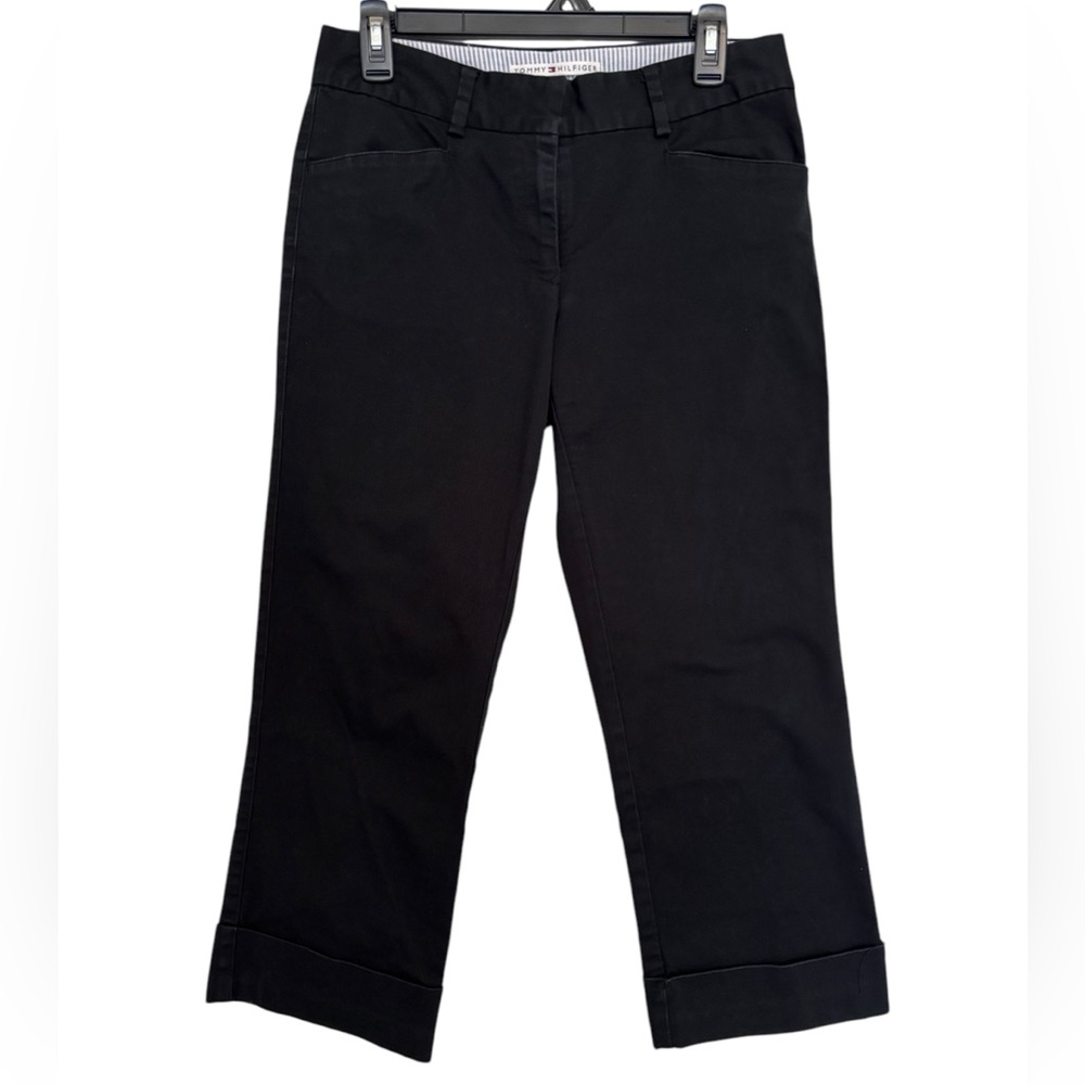 Tommy Hilfiger Stretch Straight Cropped Pants